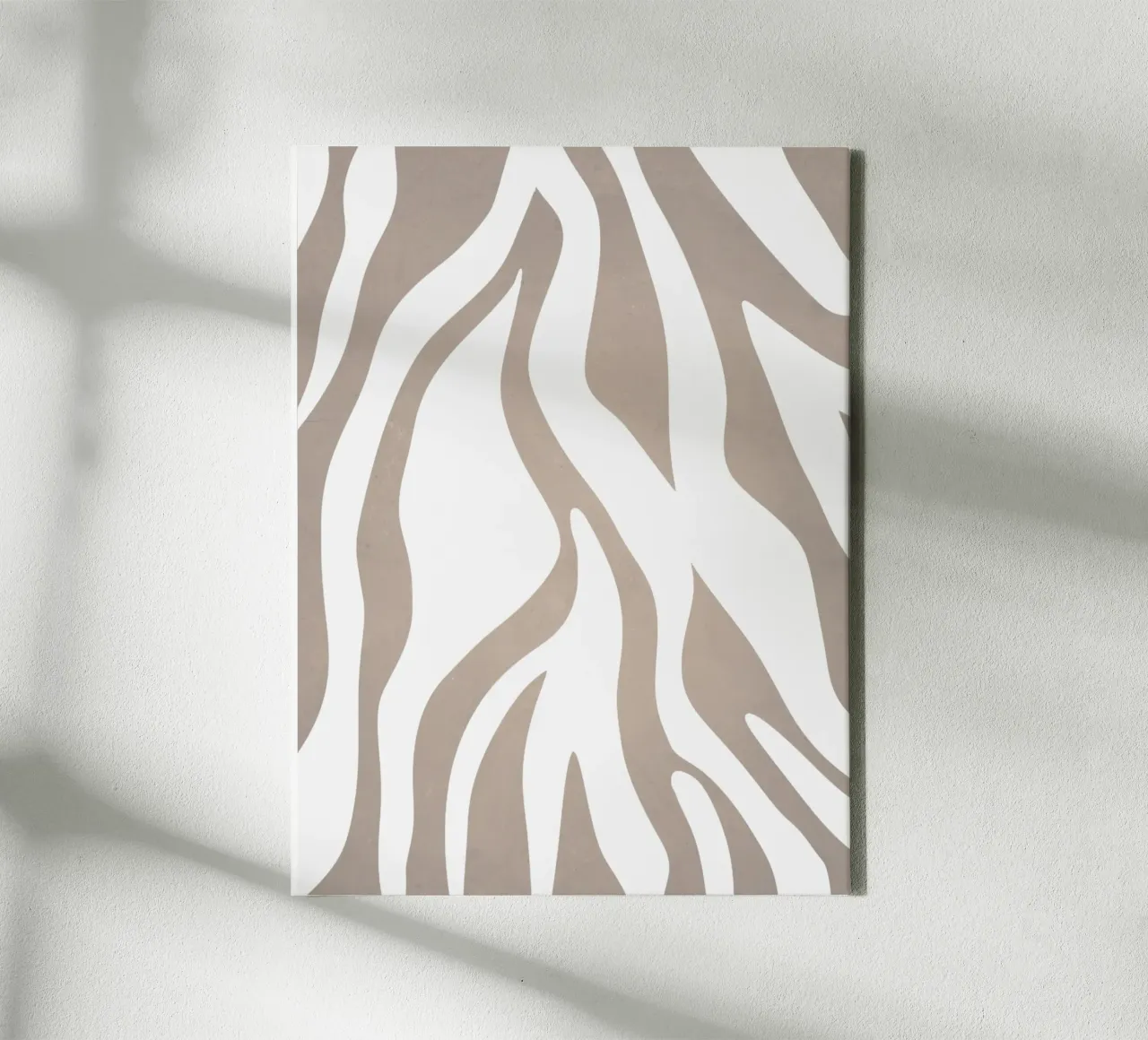 Millennial Grijs canvas met Baklijst van WijdevenPrints