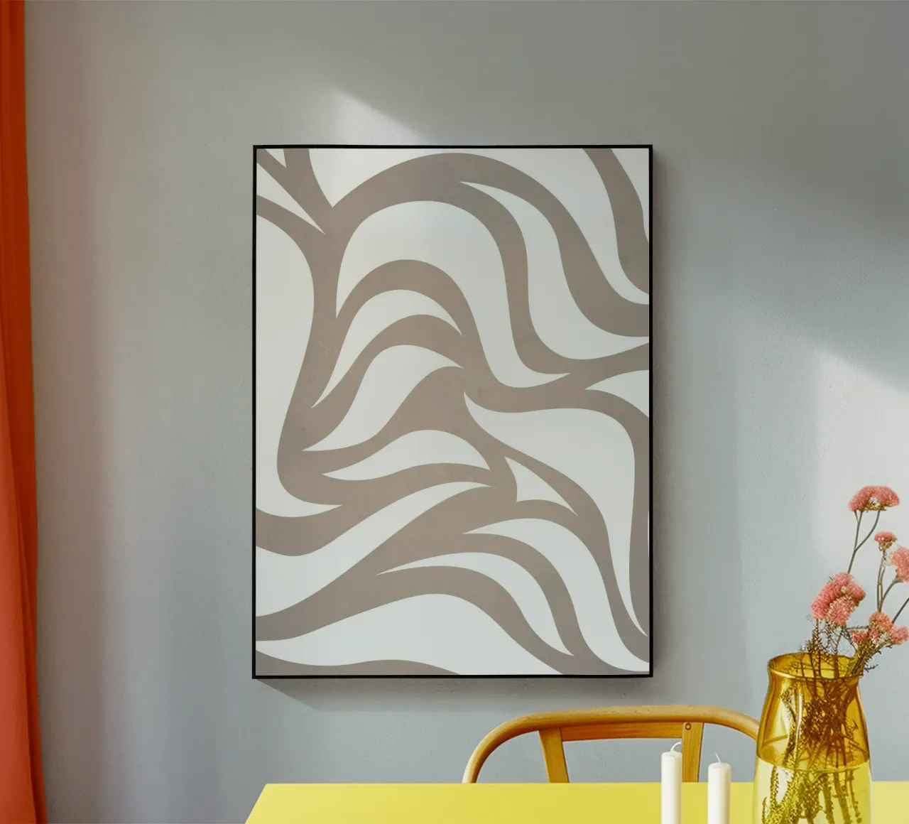 Grigio millenario plexiglass da WijdevenPrints