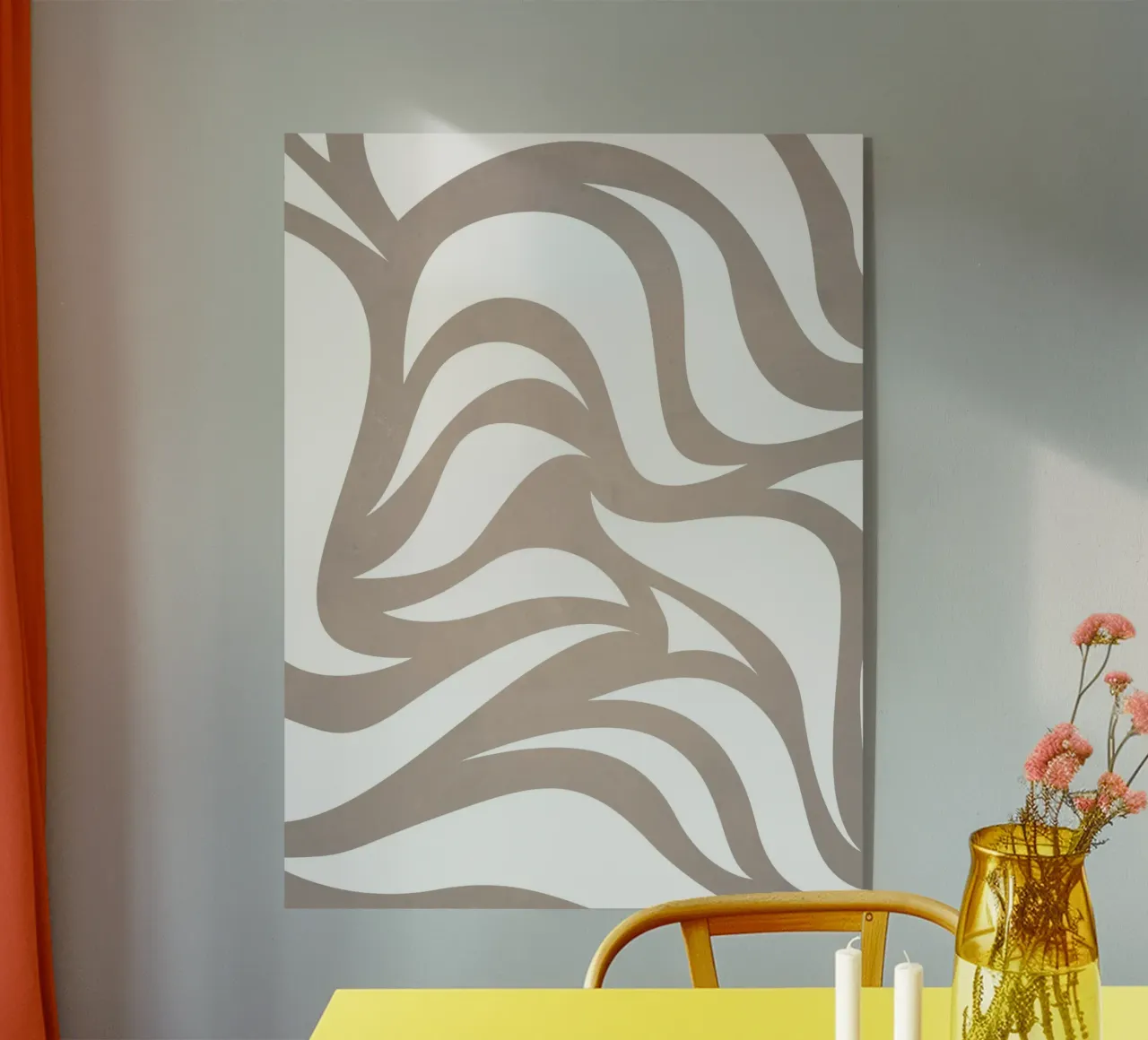 Grigio millenario plexiglass da WijdevenPrints