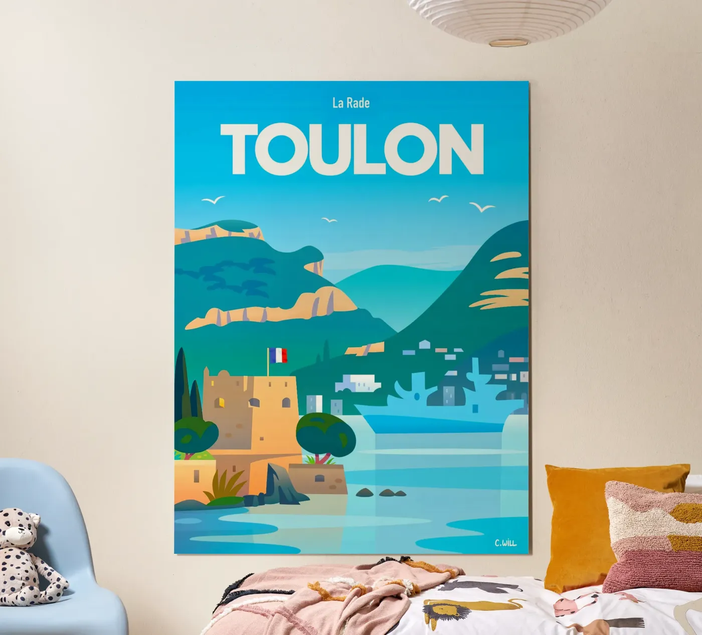 Toulon poster da C.WILL