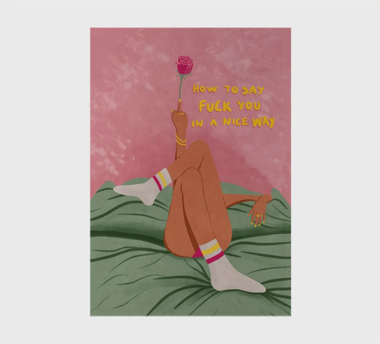 how to say f*uck you in a nice way diario da Illustration Raissa Oltmanns
