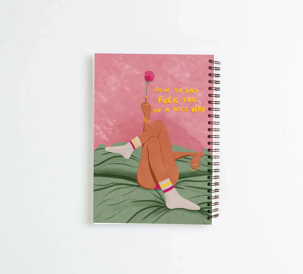 how to say f*uck you in a nice way diario ad anelli da Illustration Raissa Oltmanns