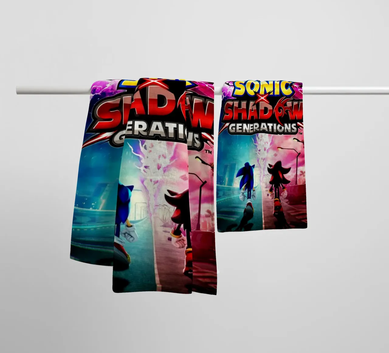 Sonic Shadow Generations asciugamano da bagno da Musadad Shop