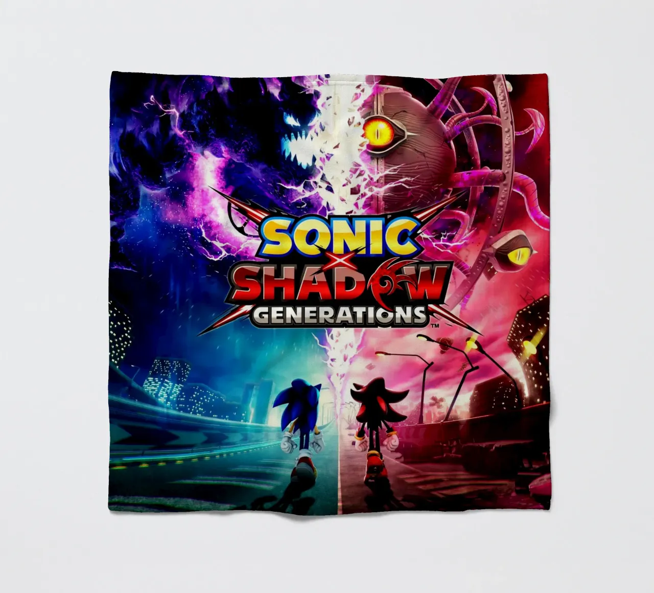 Sonic Shadow Generations coperta in pile da Musadad Shop