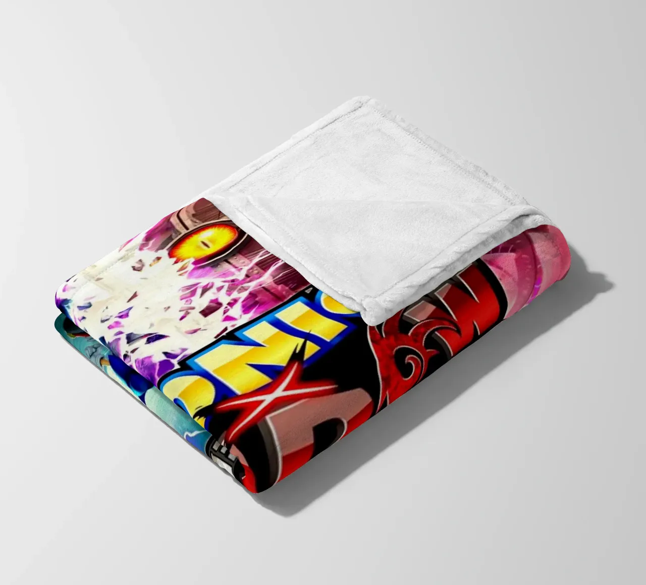 Sonic Shadow Generations coperta in pile da Musadad Shop