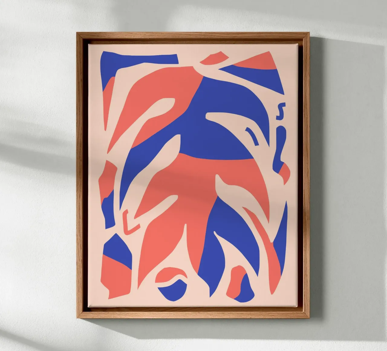 Palm uitgesneden canvas met Baklijst van Little Dean