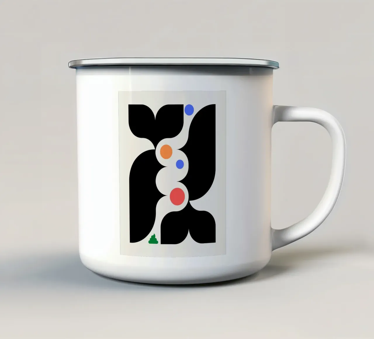Sistema digestivo tazza in smalto da Little Dean