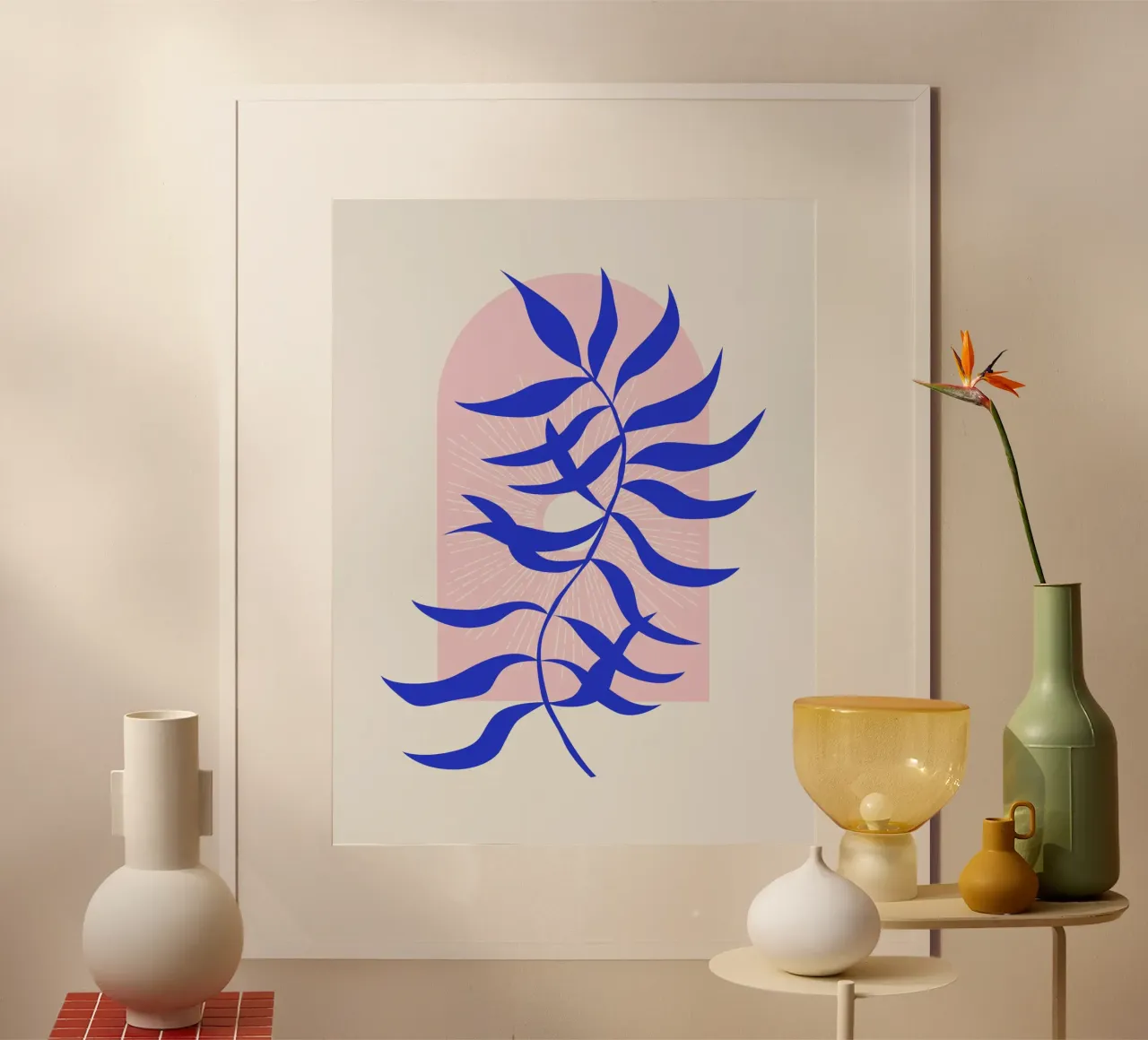 Boho window arch poster by Little Dean