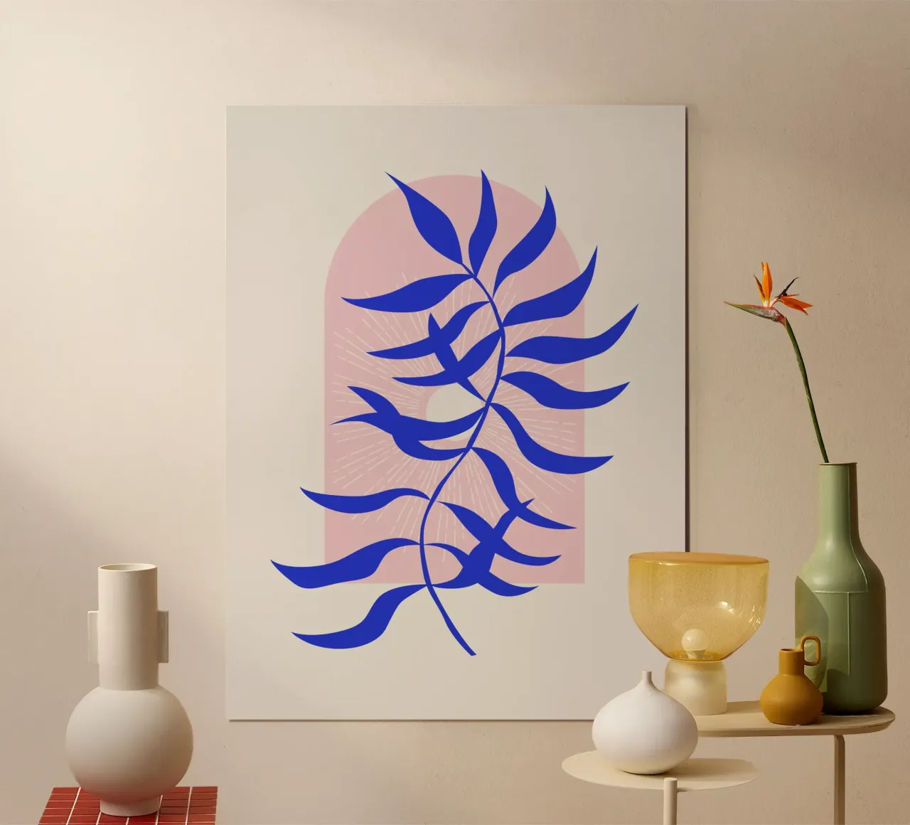 Boho window arch poster by Little Dean