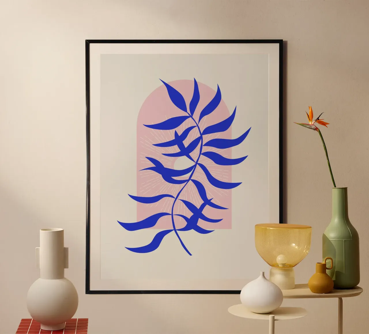 Boho window arch poster by Little Dean