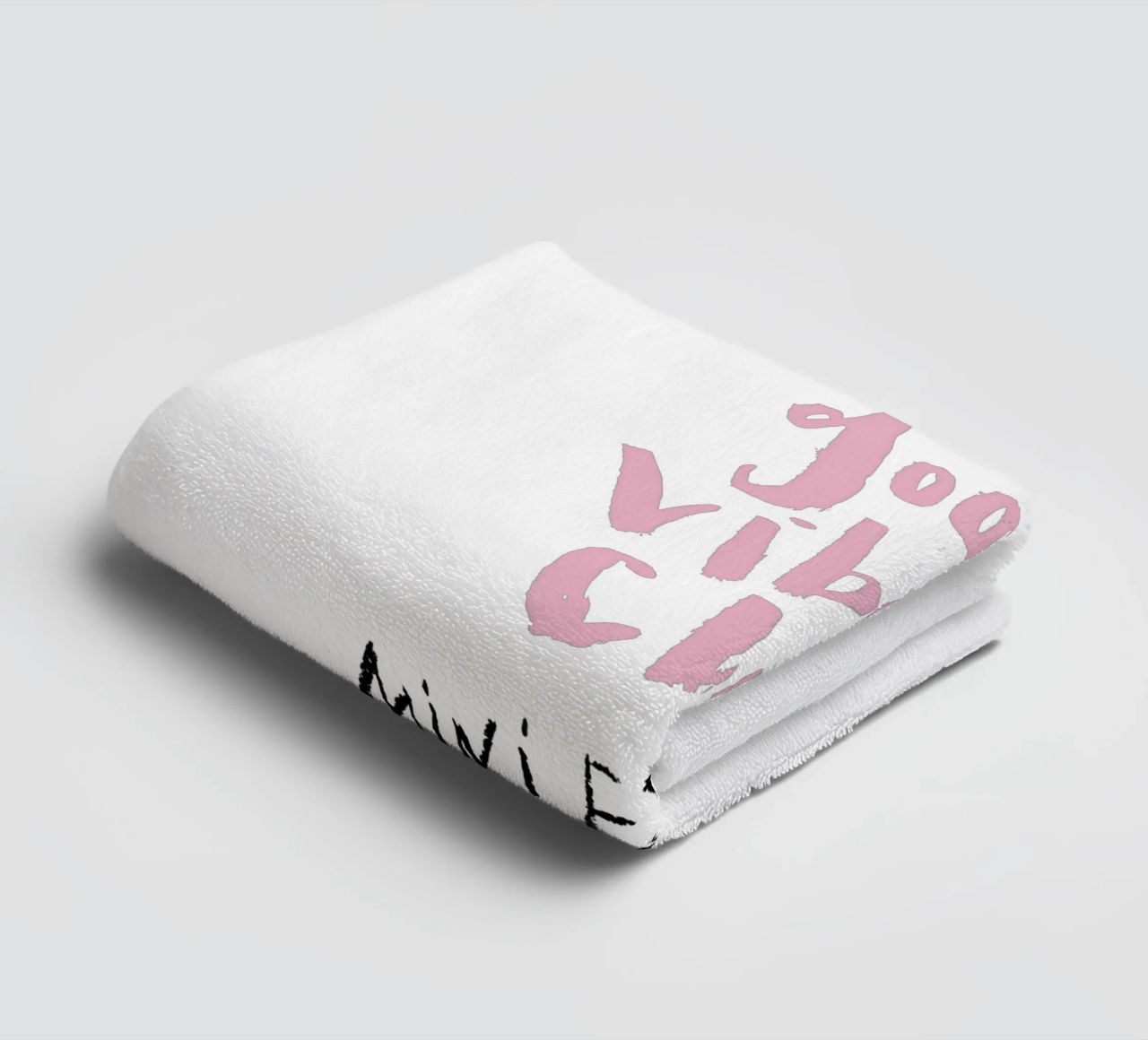 Good vibes Club - Mini Edition toalla de baño de Brushmeetspaper
