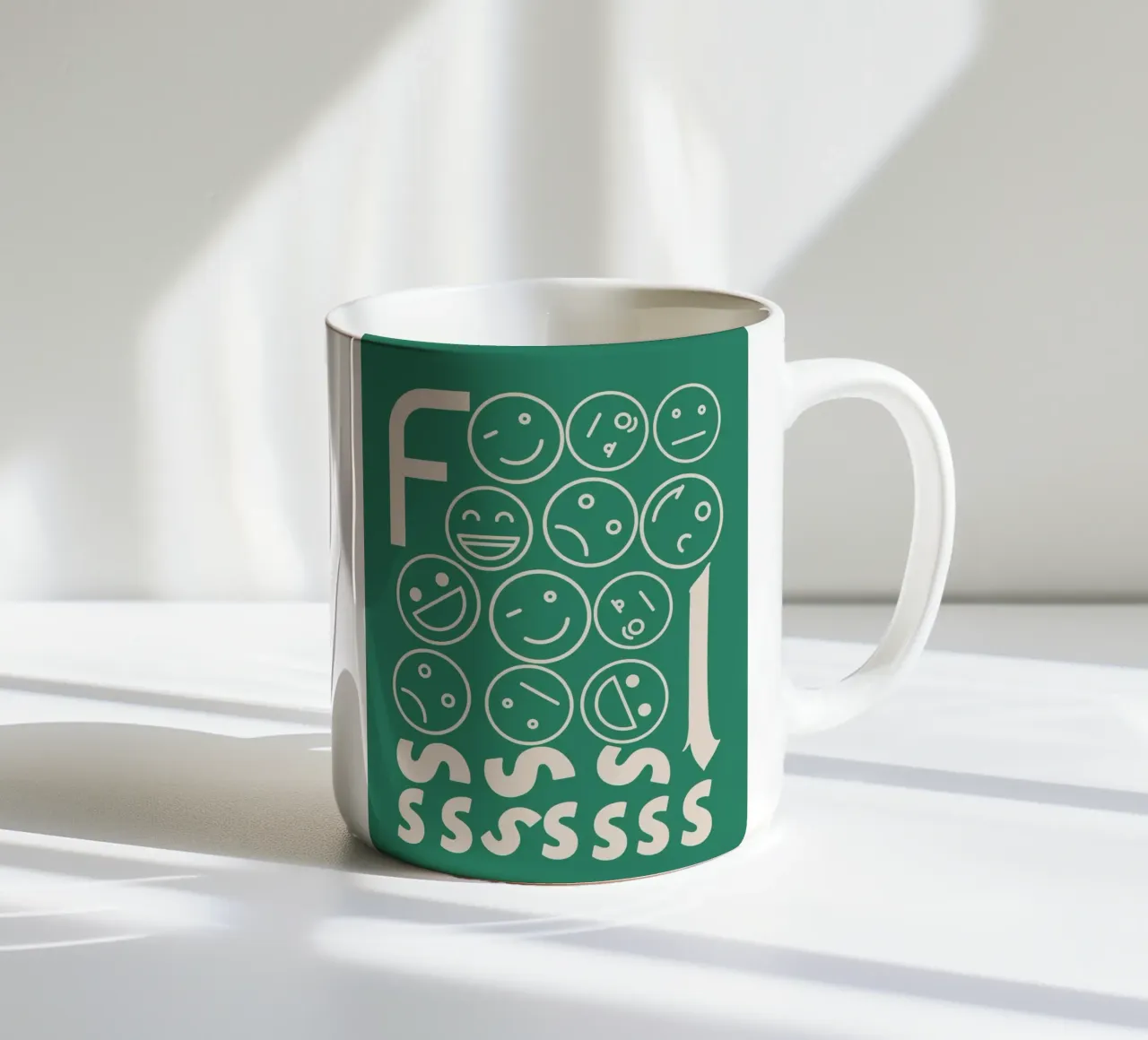 Fooooolsss tazza in ceramica da Little Dean