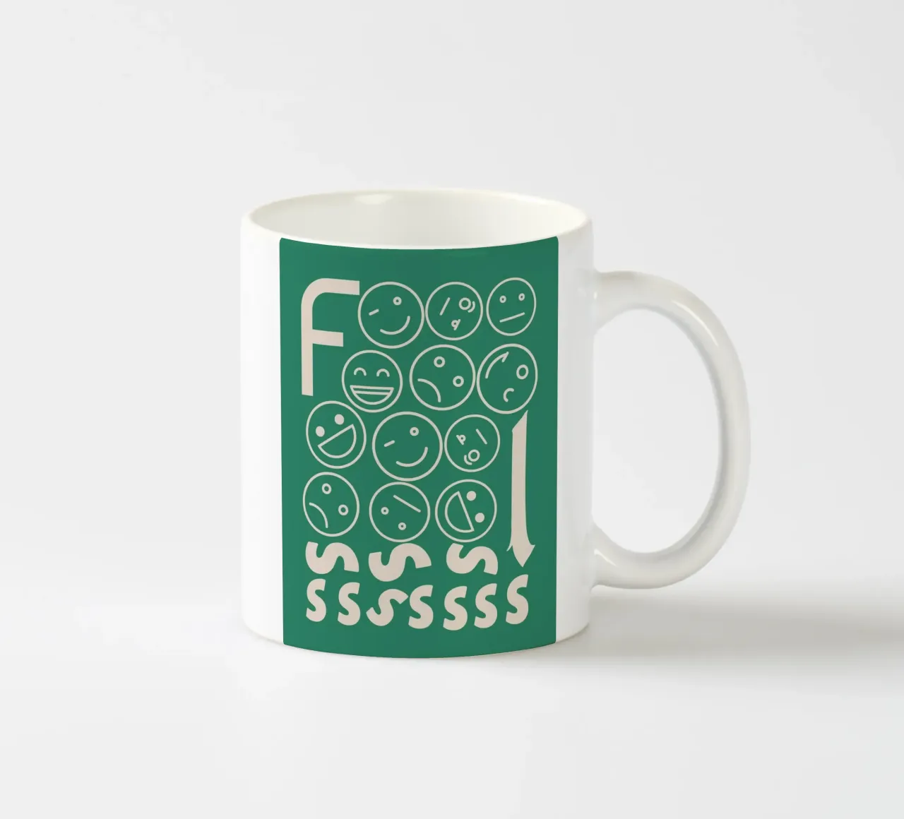 Fooooolsss tazza in ceramica da Little Dean