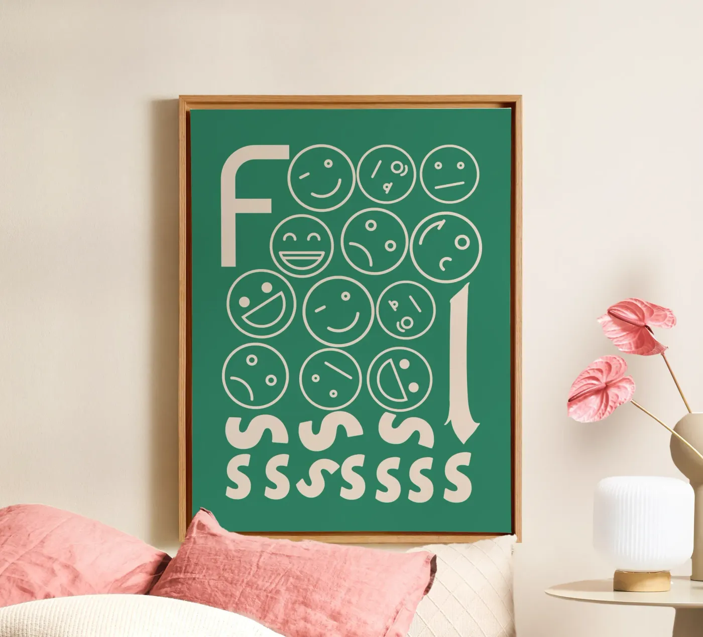 Fooooolsss canvas by Little Dean