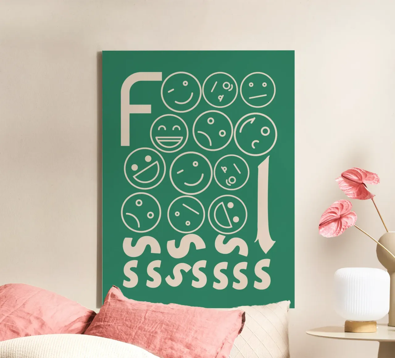 Fooooolsss canvas by Little Dean