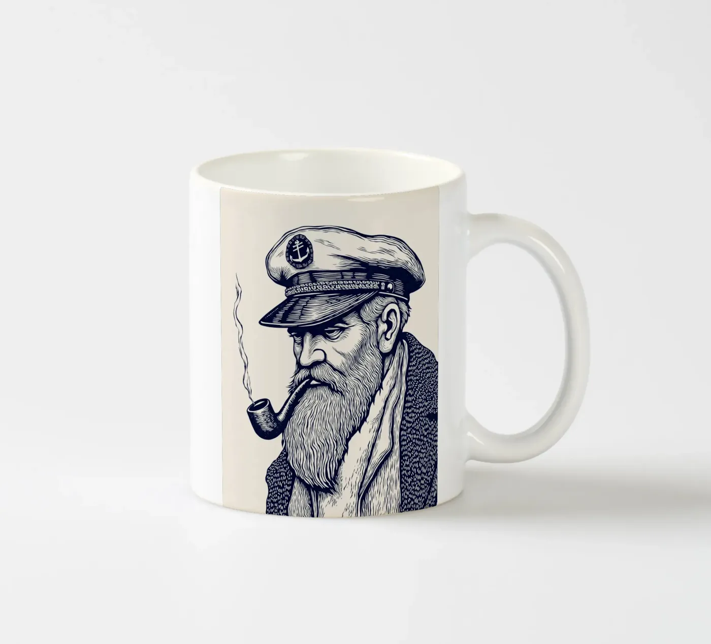 Captain ceramic mug by Indigo Rain