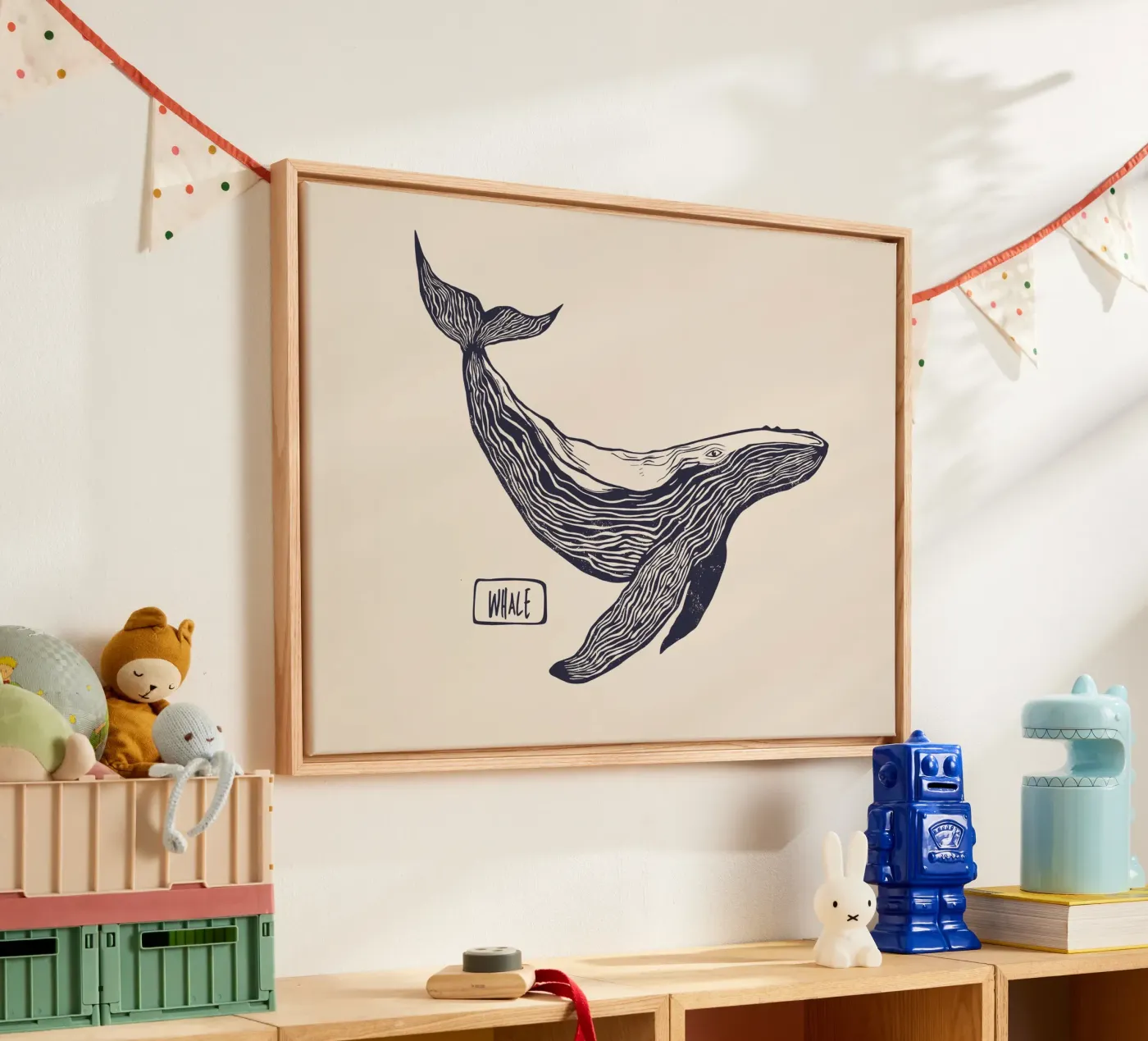 The whale plexiglass da Indigo Rain