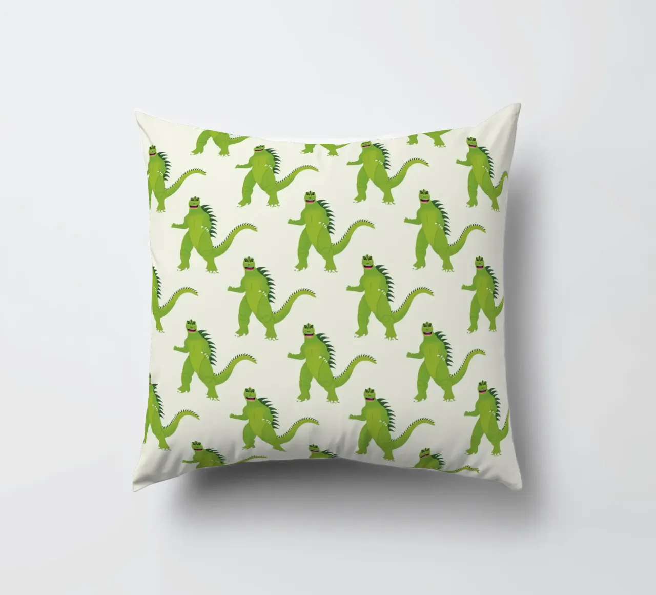 Godzilla Pattern #1 cuscino da kathrinmay