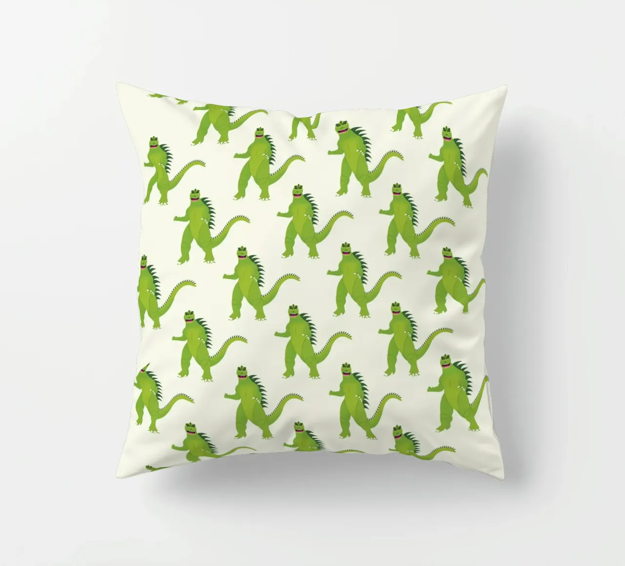 Godzilla Pattern #1 cuscino da kathrinmay