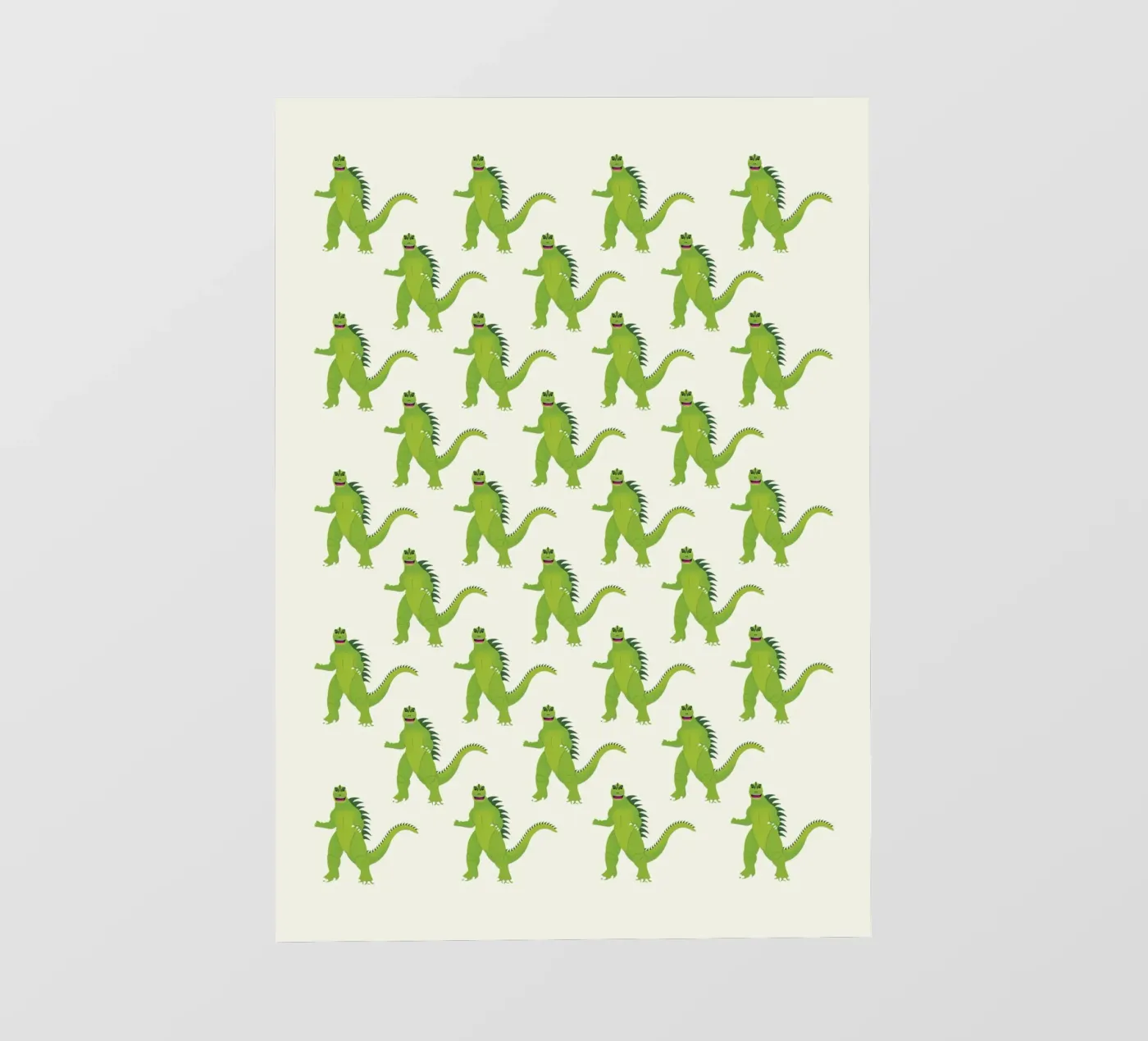 Godzilla Pattern #1 Backlit Folie von kathrinmay