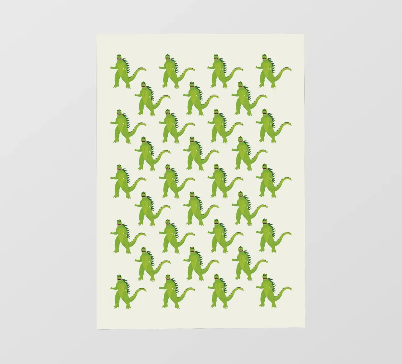 Godzilla Pattern #1 papier peint photo de kathrinmay