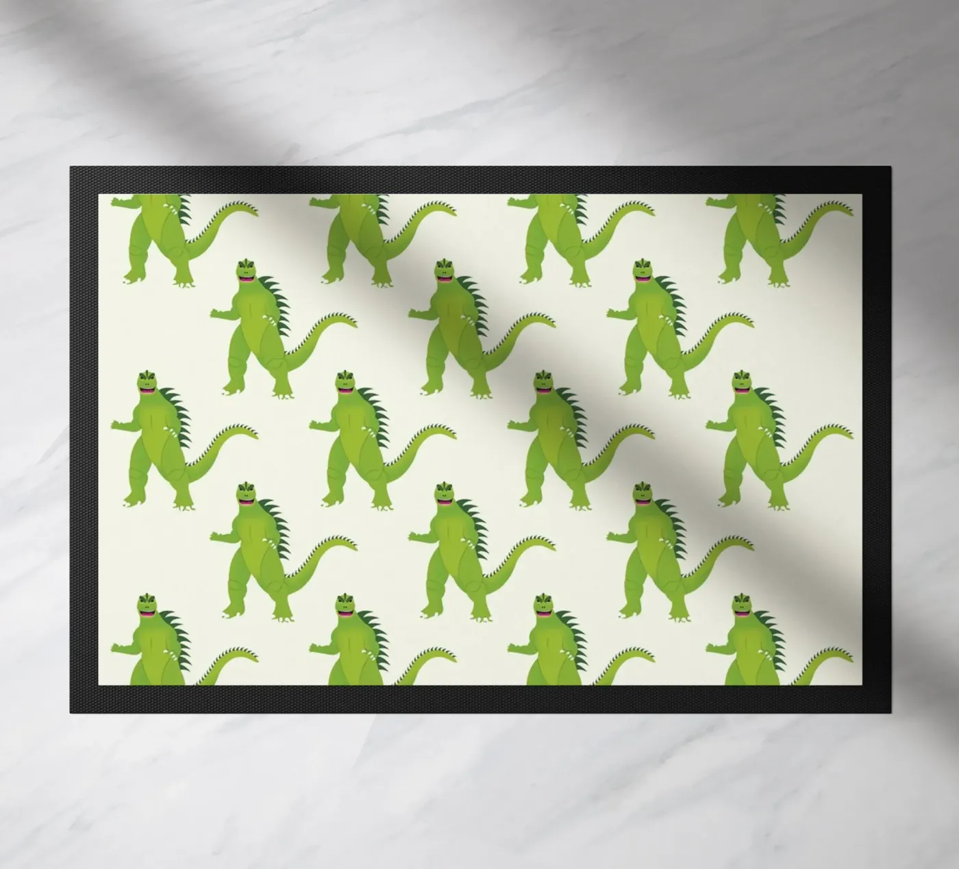 Godzilla Pattern #1 deurmat van kathrinmay