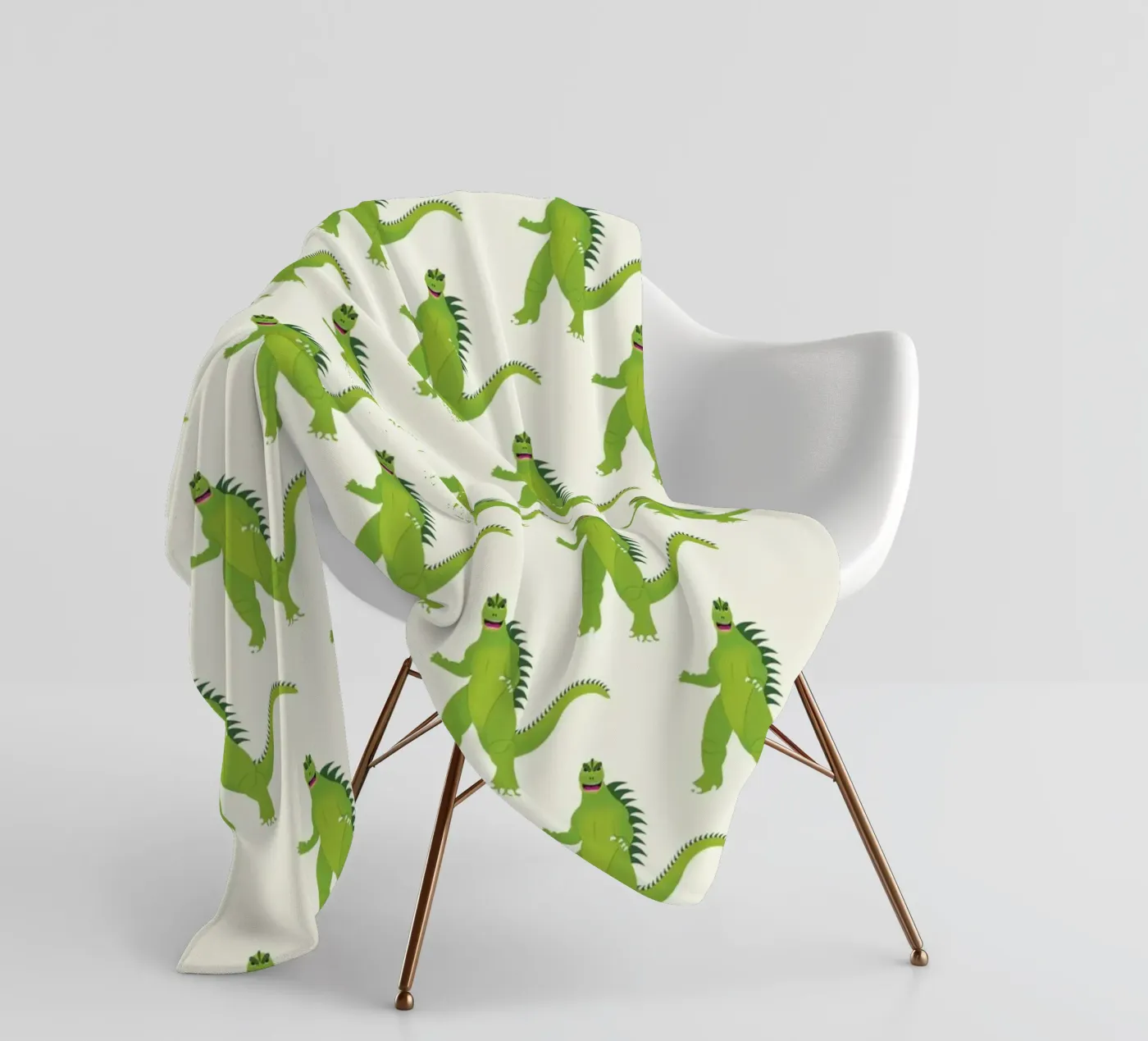 Godzilla Pattern #1 Fleecedecke von kathrinmay