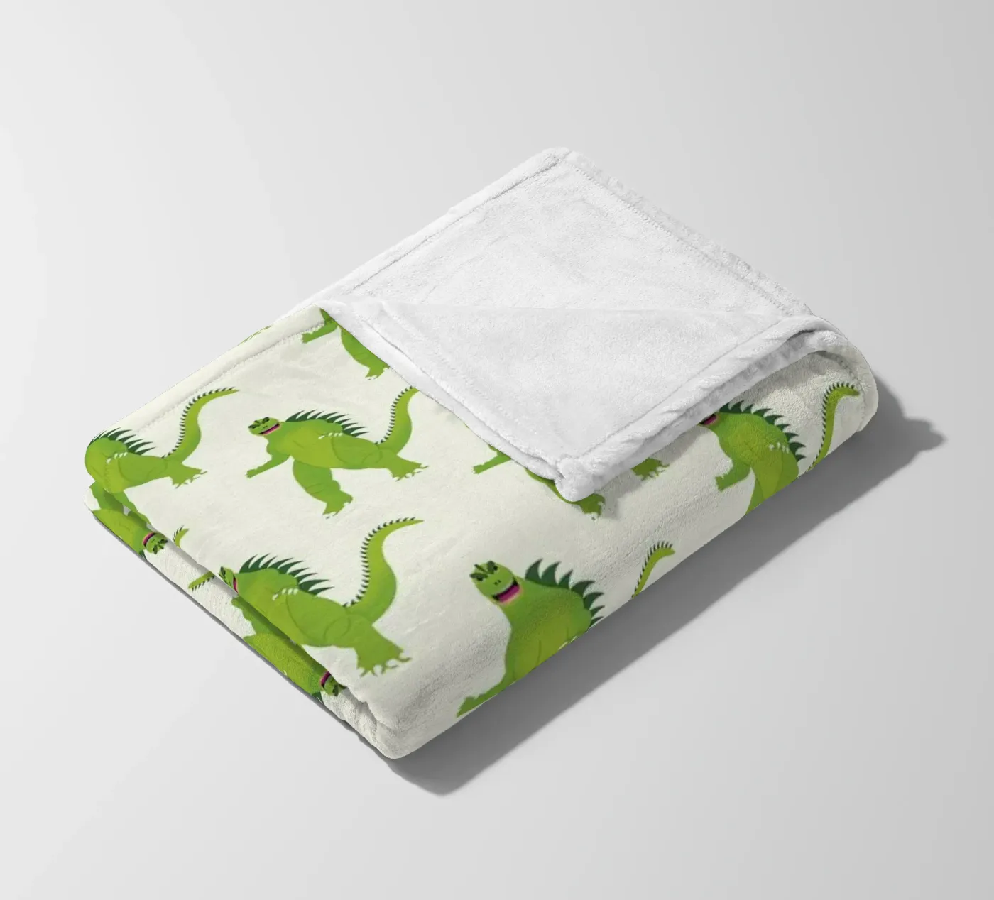 Godzilla Pattern #1 fleece blanket by kathrinmay
