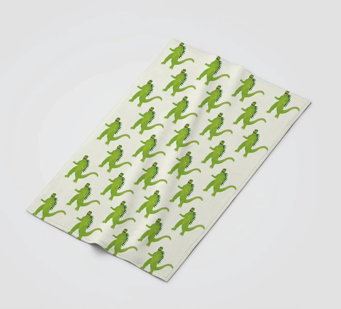 Godzilla Pattern #1 Fleecedecke von kathrinmay