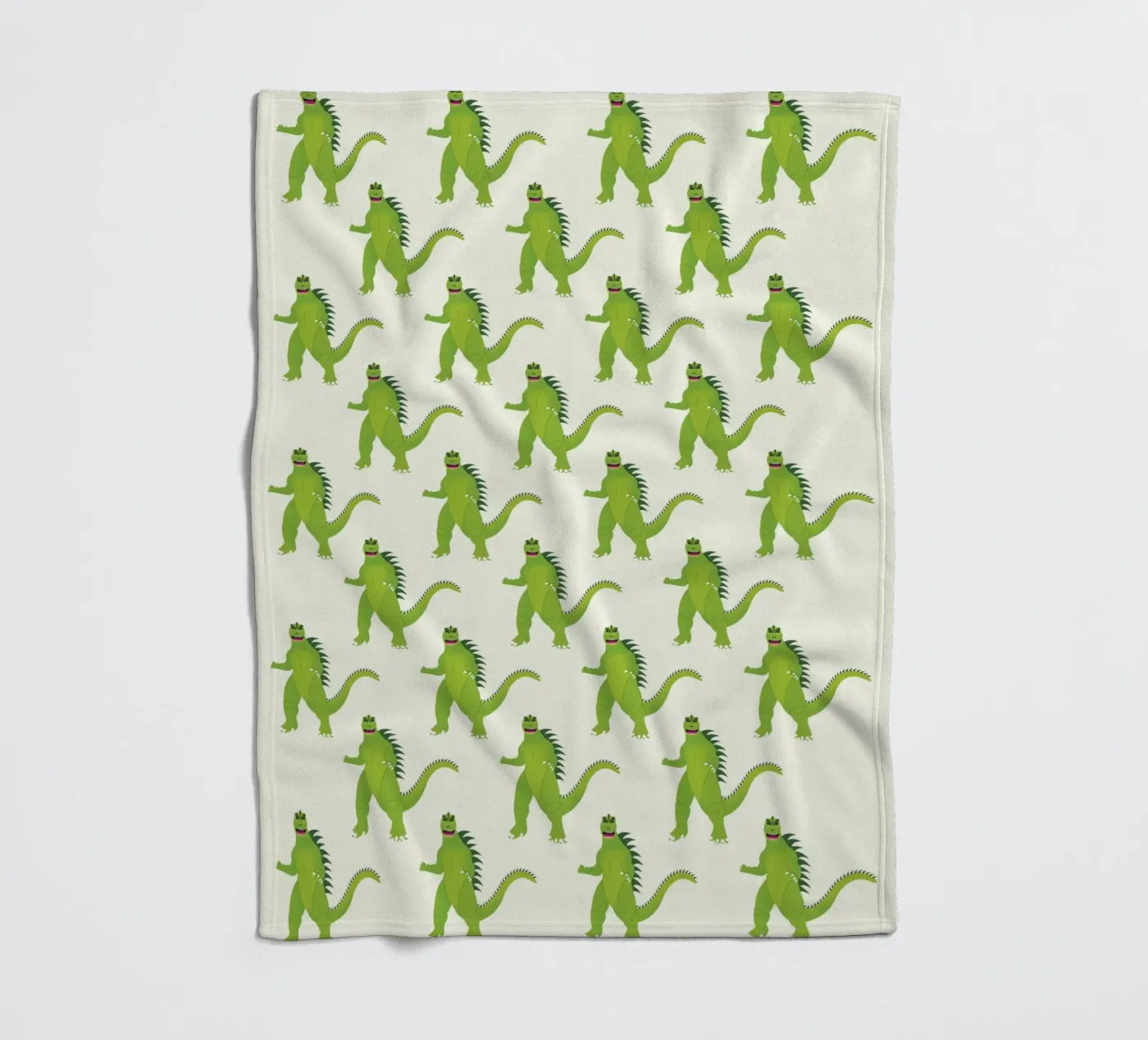 Godzilla Pattern #1 Fleecedecke von kathrinmay