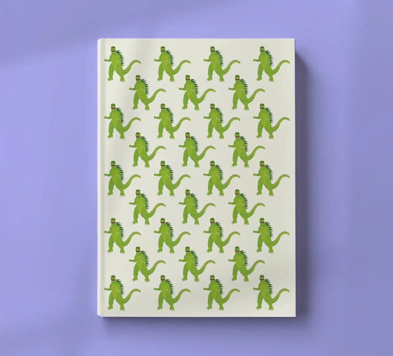 Godzilla Pattern #1 notebook by kathrinmay
