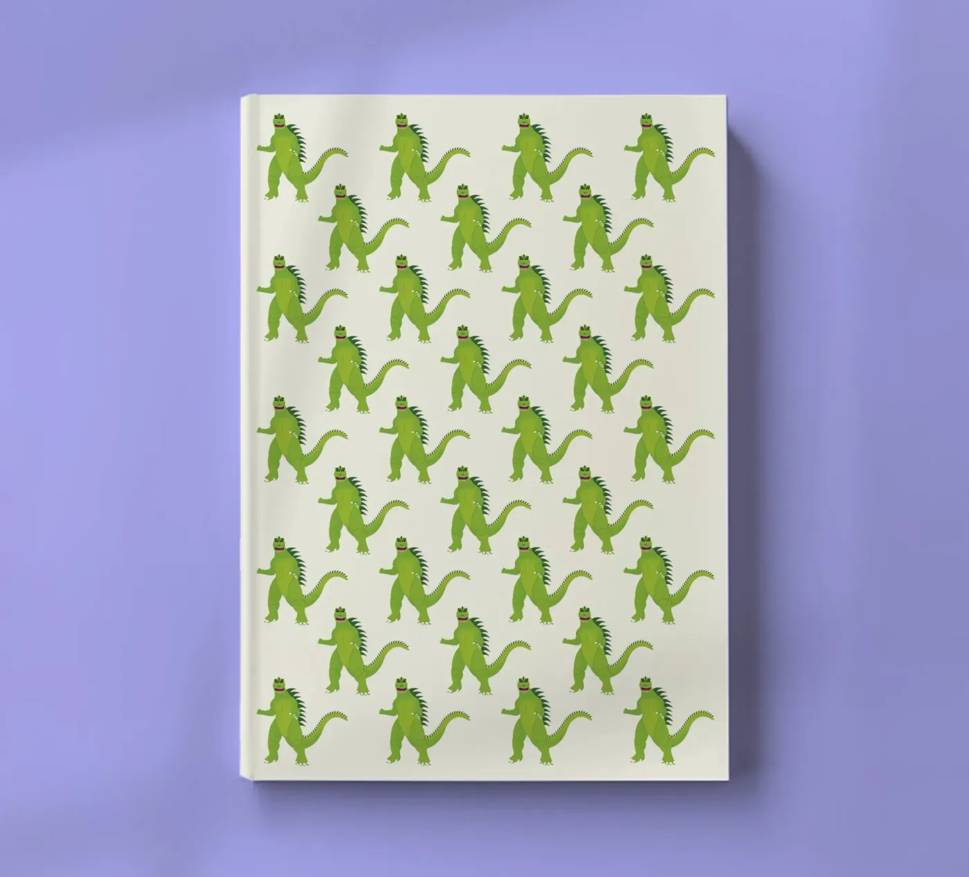 Godzilla Pattern #1 notebook by kathrinmay