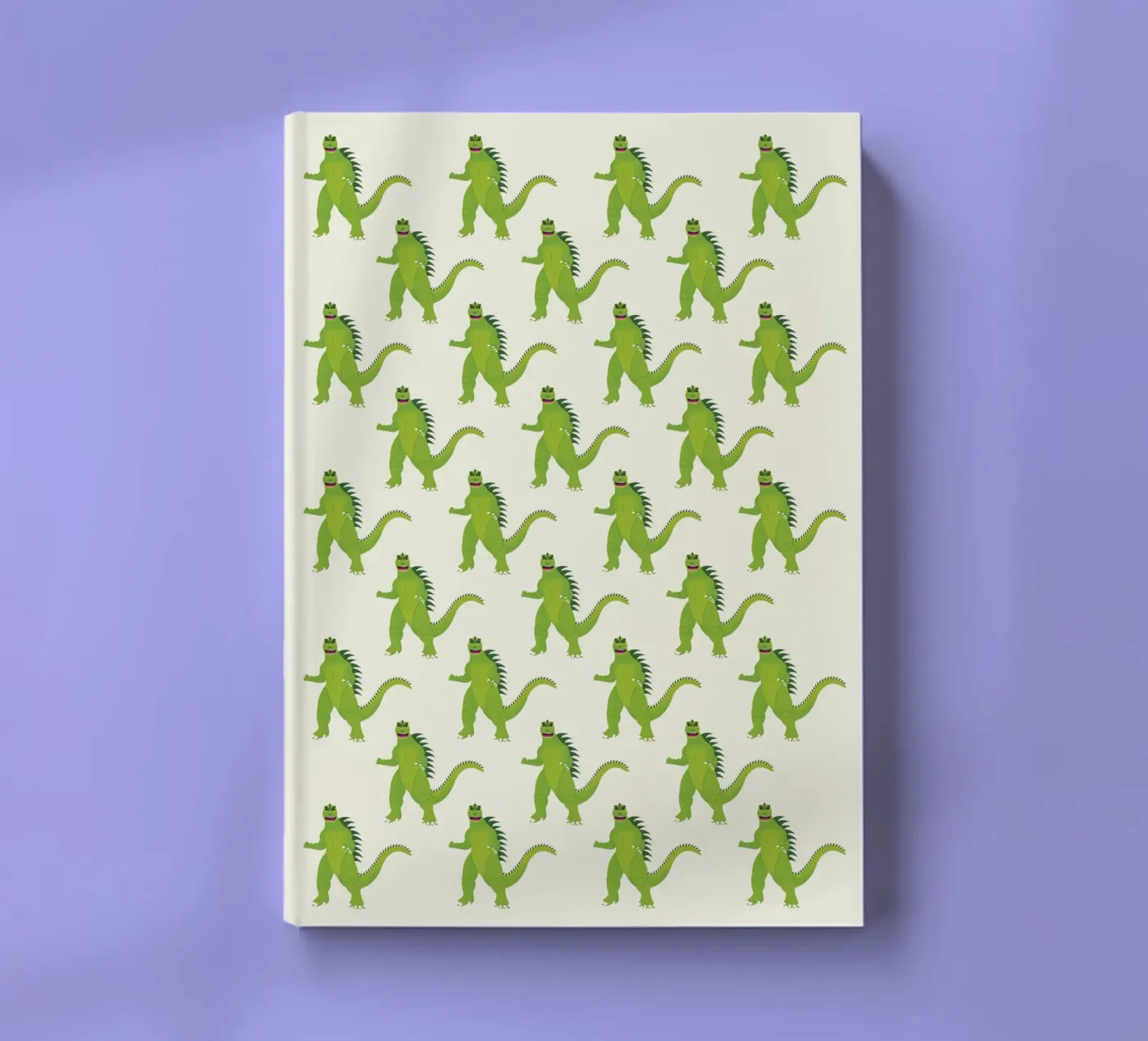 Godzilla Pattern #1 notebook by kathrinmay