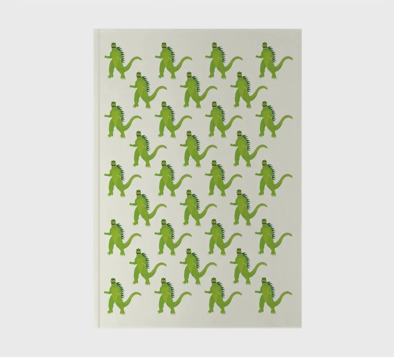 Godzilla Pattern #1 notebook by kathrinmay