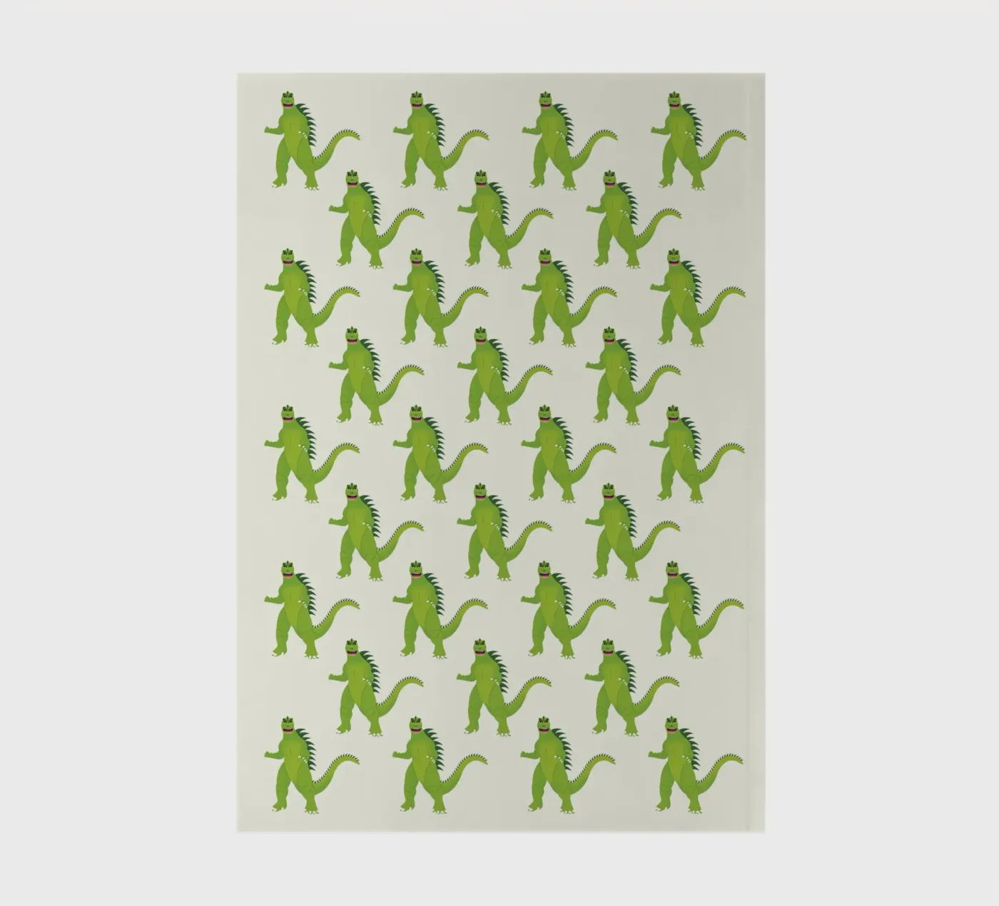 Godzilla Pattern #1 notebook by kathrinmay