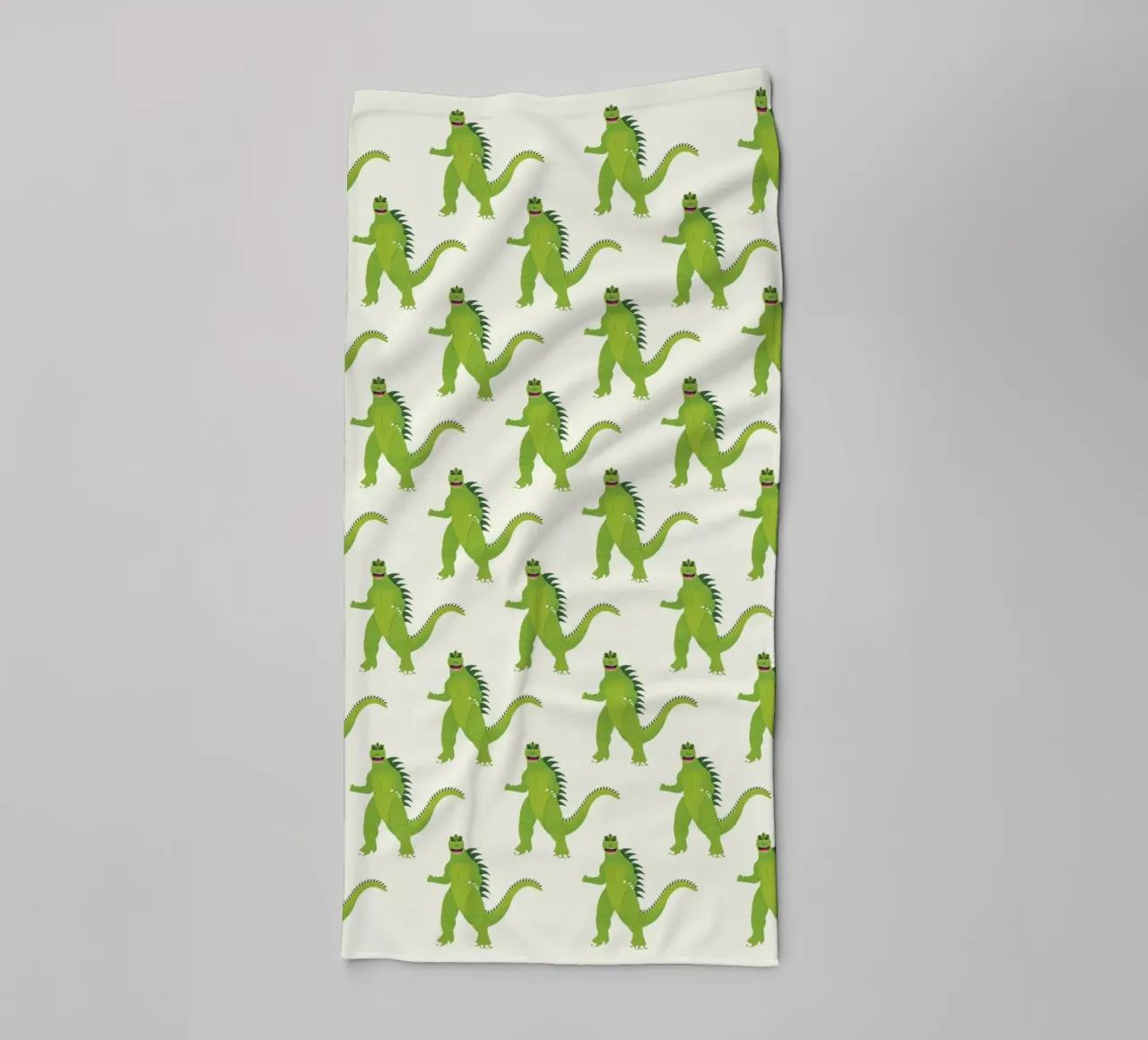 Godzilla Pattern #1 asciugamano da bagno da kathrinmay
