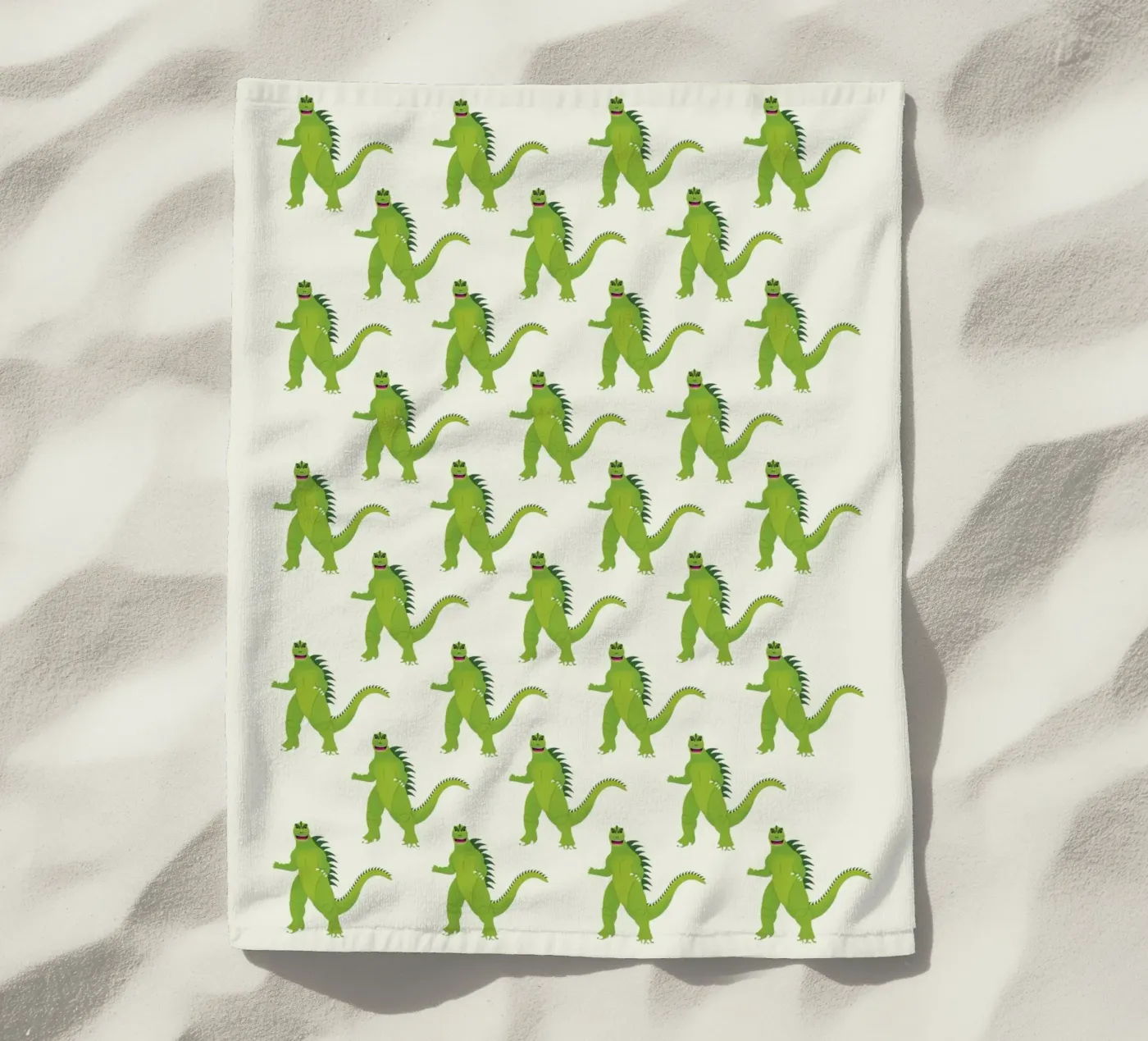 Godzilla Pattern #1 strandhanddoek van kathrinmay