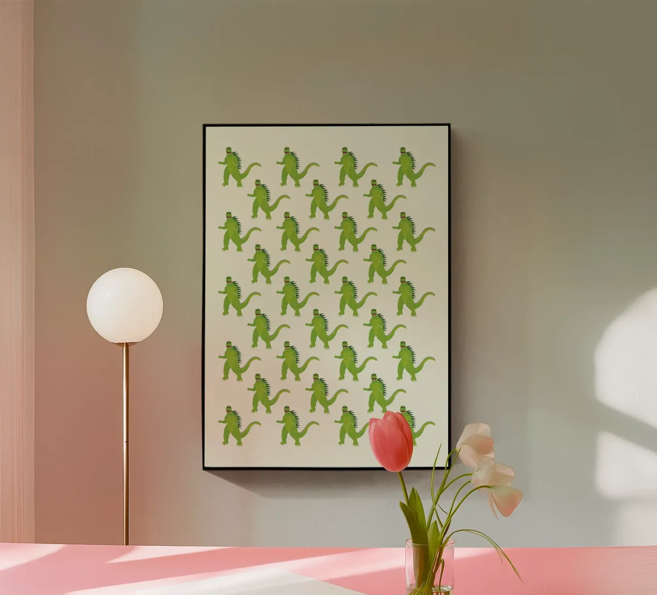 Godzilla Pattern #1 plexiglass da kathrinmay