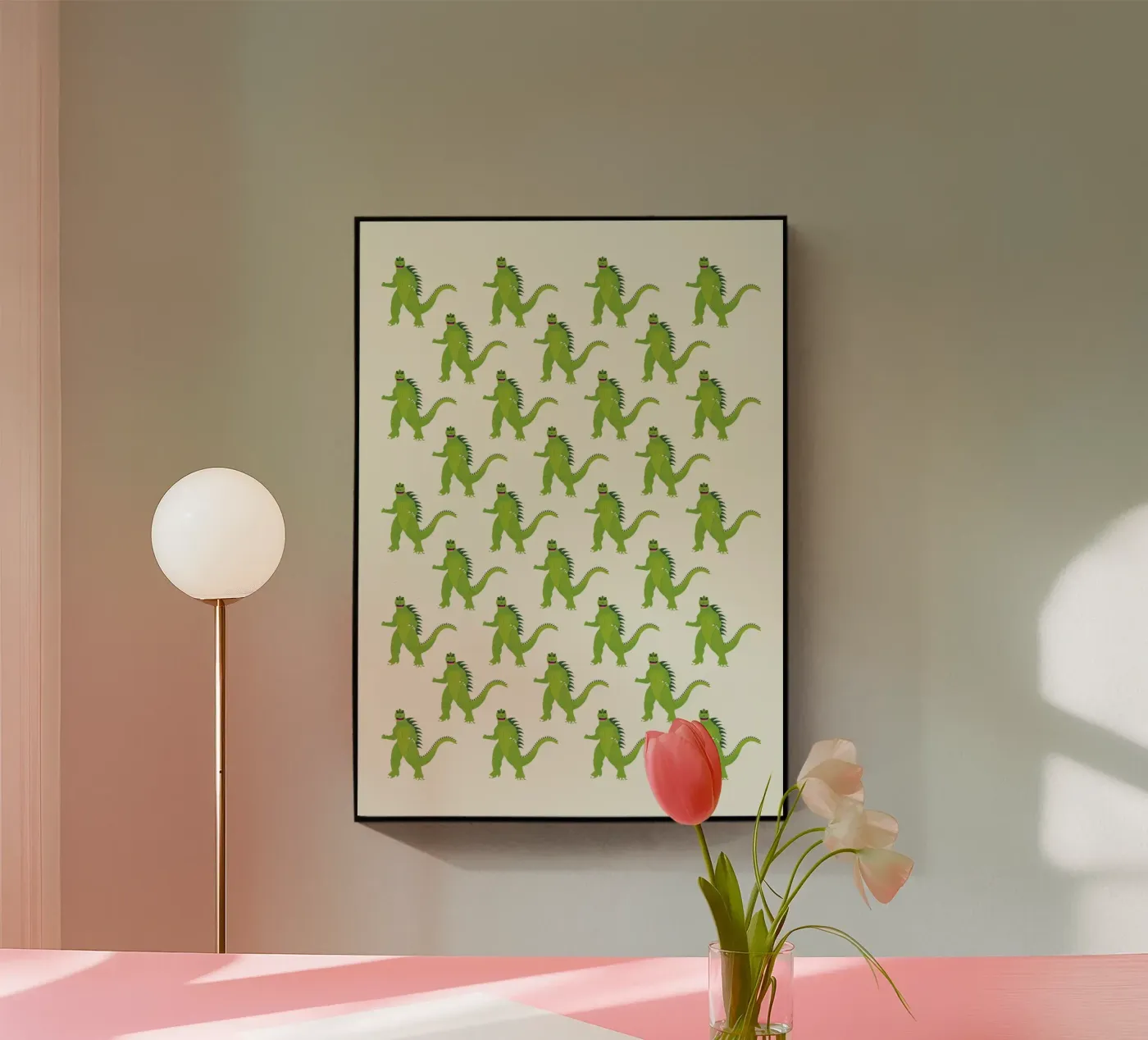 Godzilla Pattern #1 plexiglass da kathrinmay