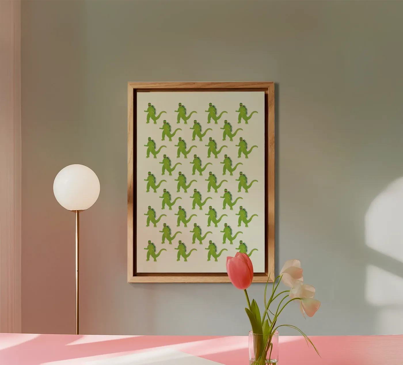 Godzilla Pattern #1 alluminio dibond da kathrinmay