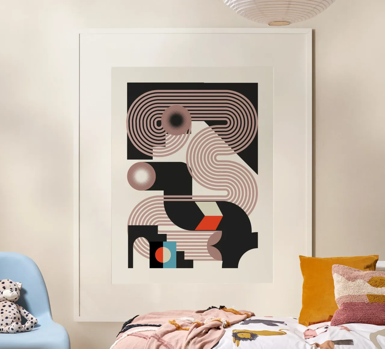 Geometrical build 04 poster by Little Dean
