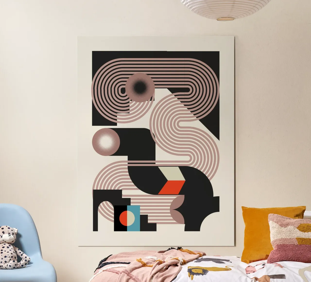 Geometrical build 04 poster by Little Dean