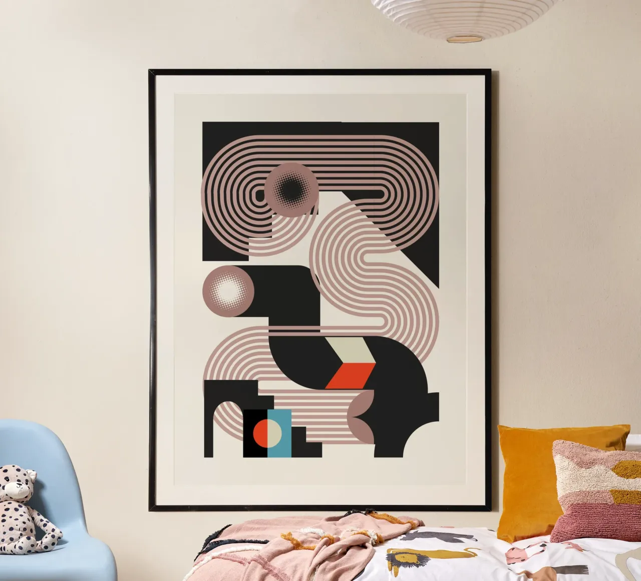 Geometrical build 04 poster by Little Dean
