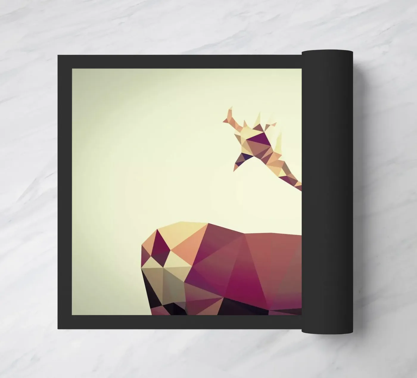 Cervus elaphus doormat by Matěj Kašpar Jirásek