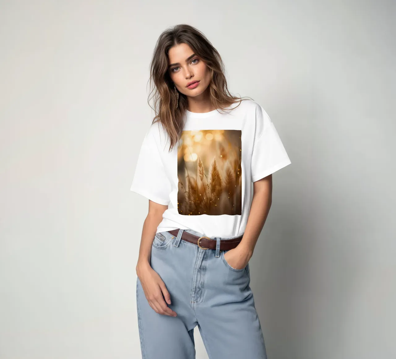 Golden Pampas Grass t-shirt da treechild