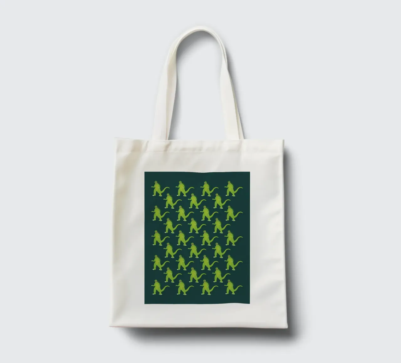 Godzilla Pattern #2 borsa in juta da kathrinmay