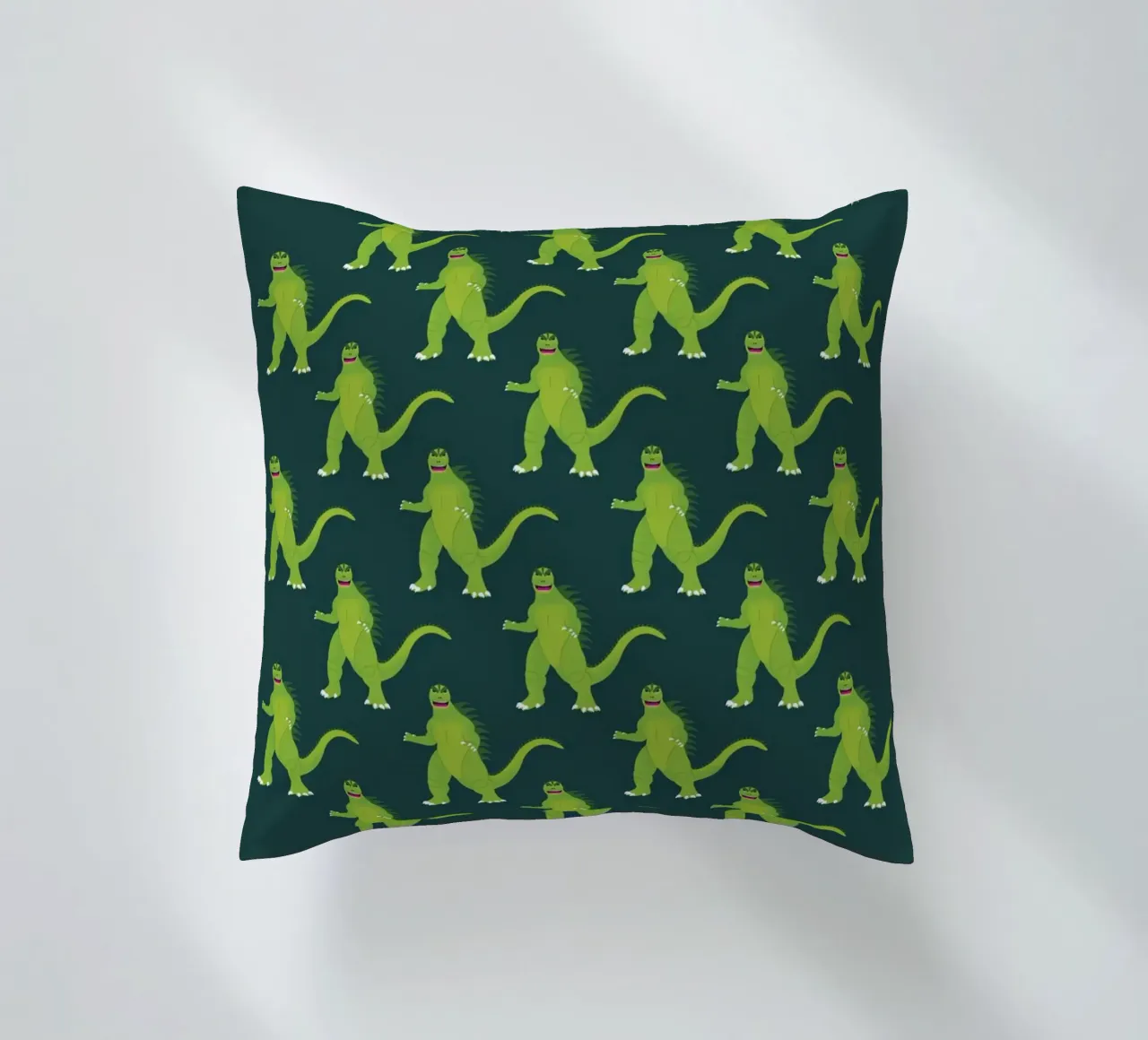 Godzilla Pattern #2 cuscino da kathrinmay