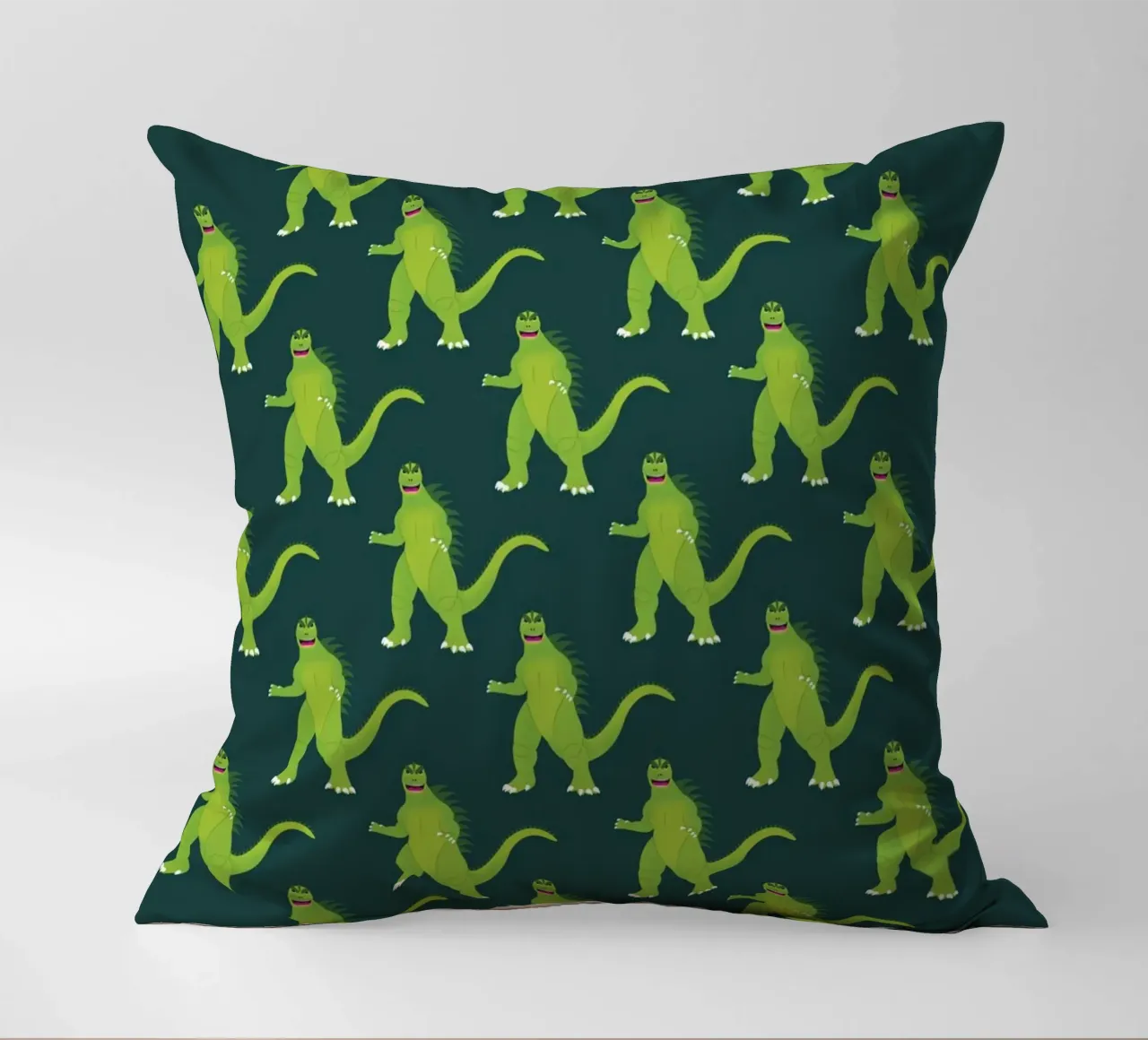Godzilla Pattern #2 cuscino da kathrinmay