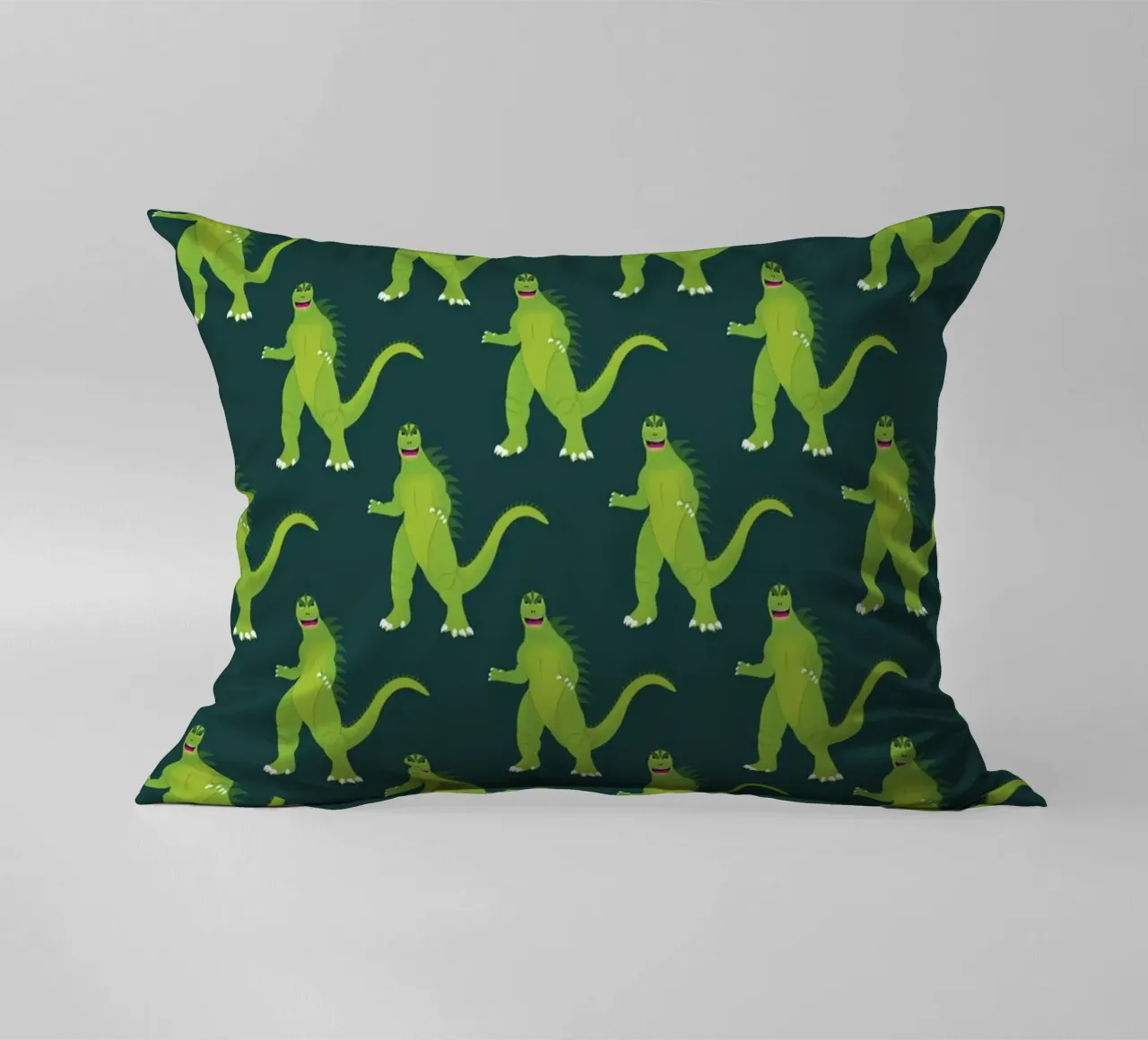 Godzilla Pattern #2 cuscino da kathrinmay