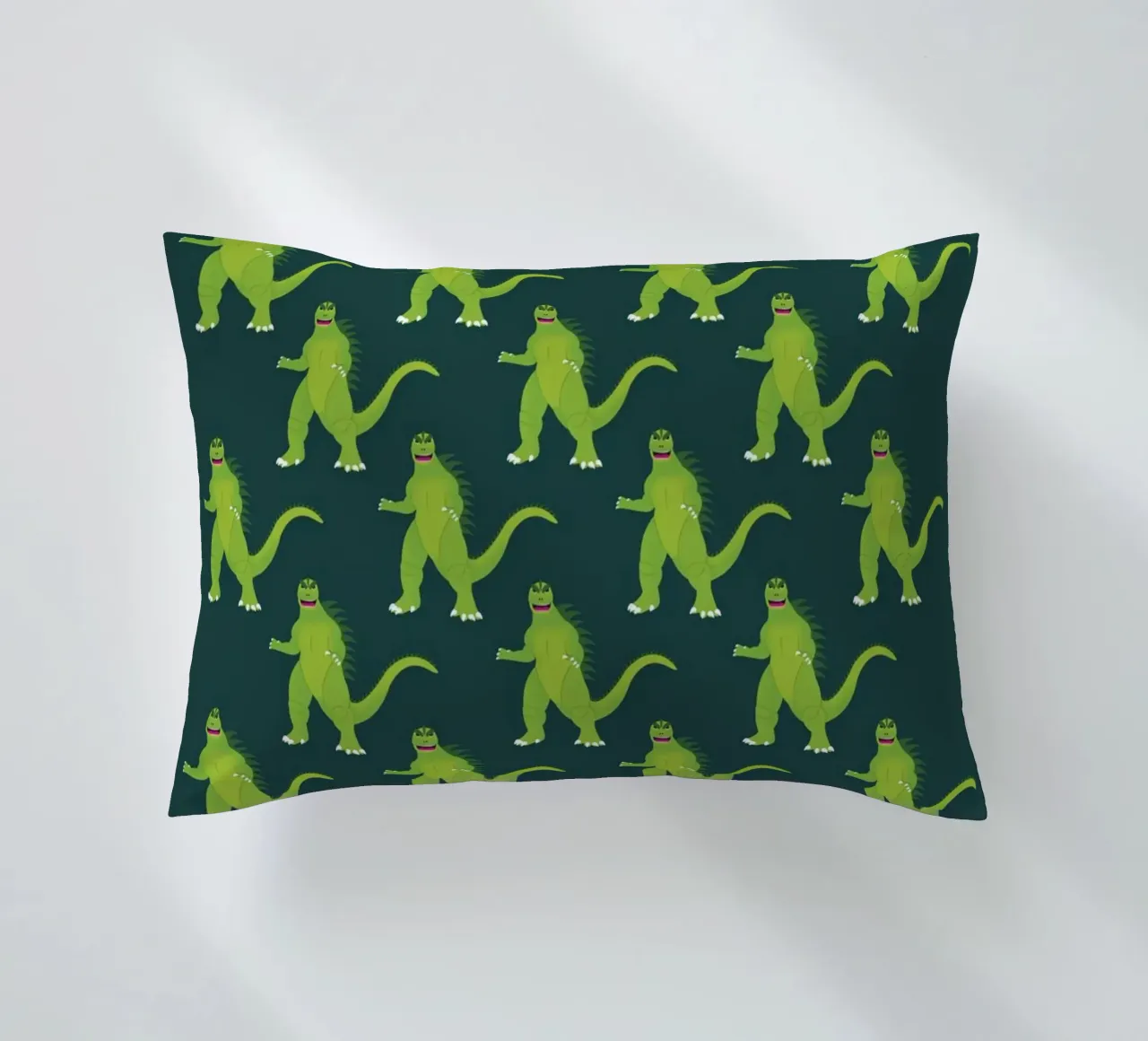 Godzilla Pattern #2 cuscino da kathrinmay
